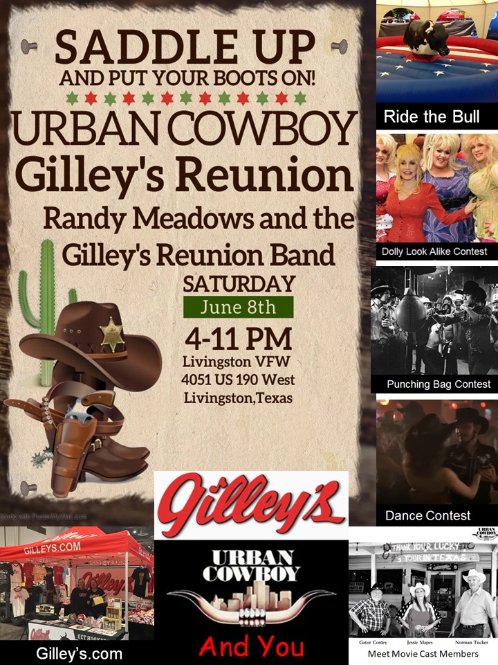 urban cowboy gilleys event in livingston tx vfw